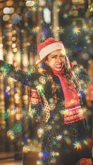 Vertical Snowflakes Transition 05