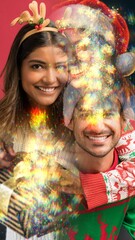 Vertical Snowflakes Transition 09