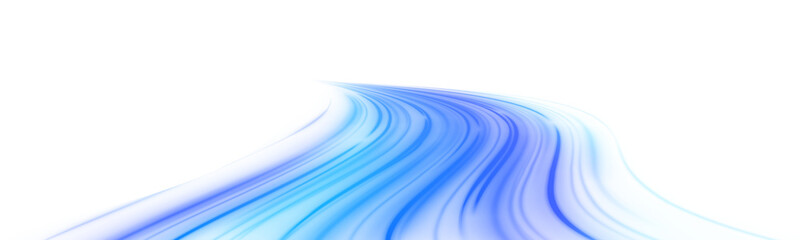 Abstract neon streaks form a twisting, glowing vortex. Motion blur adds depth and futuristic sensation. Perfect for sci-fi, cyber, and tech designs. PNG