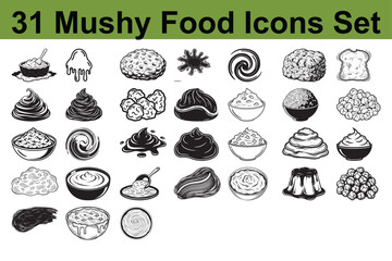 Bowl of mushy food with spoon icon vector illustration isolated on white background exactly 