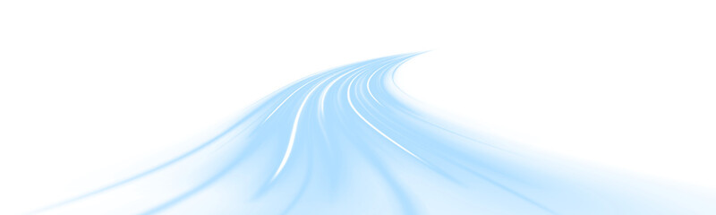 Neon waves cascade over a dark futuristic skyline. Motion blur adds speed and energy to glowing trails. Ideal for sci-fi and cyberpunk themes. PNG