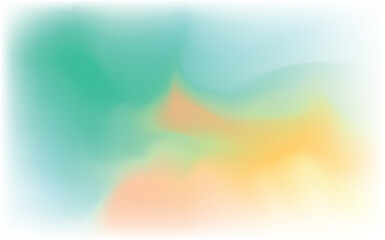 Naklejka premium Soft Pastel Gradient Swirls Abstract Background vector
