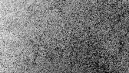 Grainy Wall texture abstract background. Black plaster wall close-up. Dust distress grainy grunge effect. PNG transparent