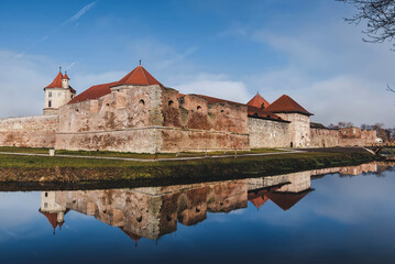 Fototapeta premium Fagaras Citadel Historic Architectural Landmark in Romania