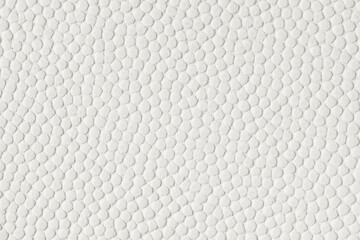 White leather texture with embossed pebble pattern creating soft, minimalistic surface. Color Cloud Dancer 2026. Natural background for design, branding, packaging, product presentation