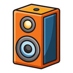 speaker isolated on white background