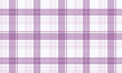 Seamless gingham plaid pattern. Tartan fabric texture. Checkered background design. Vector