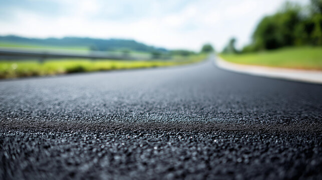 Closeup dark asphalt road textured surface, tarmac grey seamless background, pavement detail photography, road surface material, infrastructure texture, construction material visua