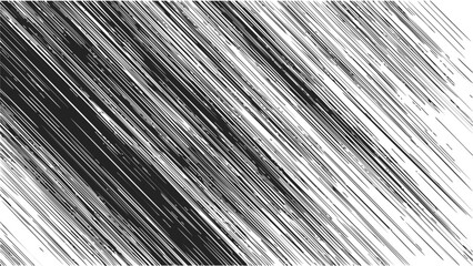 Obraz premium Black diagonal lines sketch hand drawn abstract pattern with dynamic streaks. Vector illustration