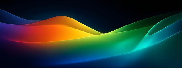 Abstract fluid gradient background with soft colors blending. 