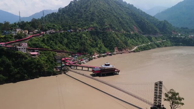 Dhari Devi Temple on Alakhnanda River in Srinagar Uttarakhand