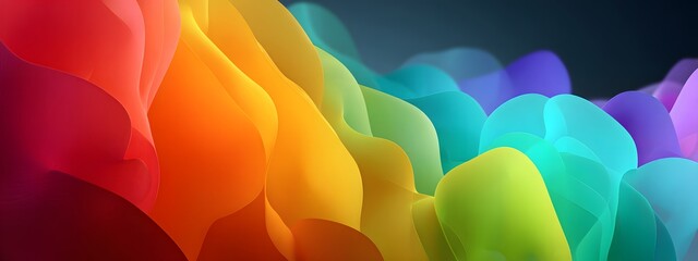 Abstract fluid gradient background with soft colors blending. 