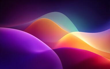 Abstract fluid gradient background with soft colors blending. 