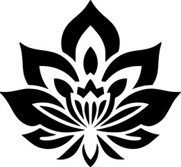 abstract flower tattoo