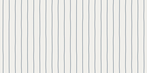 Abstract horizontal modern seamless monochrome geometric pattern of vertical curved stripes on light background, hand-drawn vector illustration, flat style; Color of the year 2026 - Cloud Dancer.