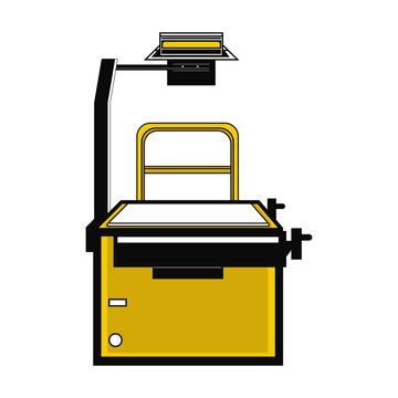 Overhead projector flat
