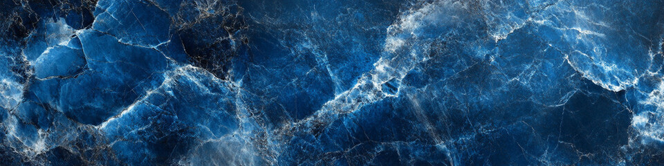 Blue marble surface background banner