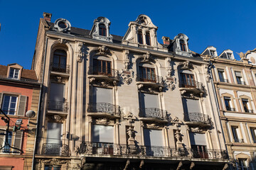 Facade of old building