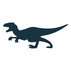 Dinosaur tyrannosaurus rex silhouette