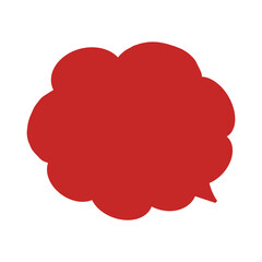【Speech Bubble Icons】Black cloud-shaped speech bubble for message and comic design / メッセージやコミックデザインに使える黒い雲型吹き出し素材