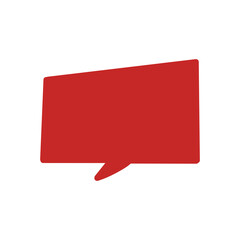 Naklejka premium 【Speech Bubble Icons】Black solid speech bubble for message and communication design / メッセージやコミュニケーションデザインに使える緑塗り吹き出し素材