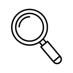 Magnifying Glass Outline Icon