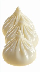 3D khinkali isolated on a white background