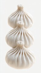 3D khinkali on a white background