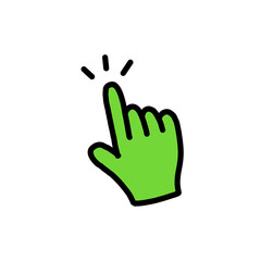 【Hand Gesture Icons – Pointing & Direction】