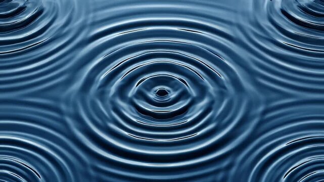 Water Ripple Interference Physics Loop 5 Seconds 4K