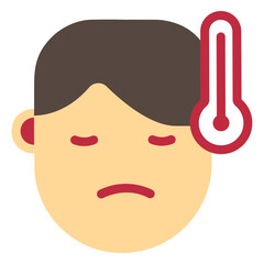 Sick man icon