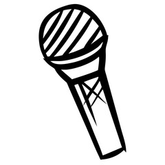 Stylized figure drawn in ultra minimalist single line vector illustration