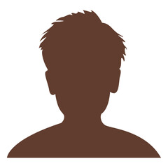Anonymous avatar boy short wild hair