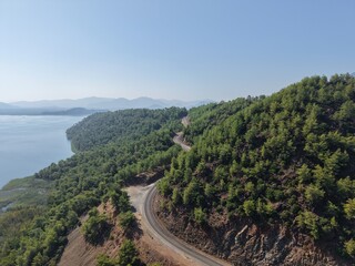 Aerial view of beautiful landscape