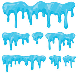ice element vector illustration, winter, poles