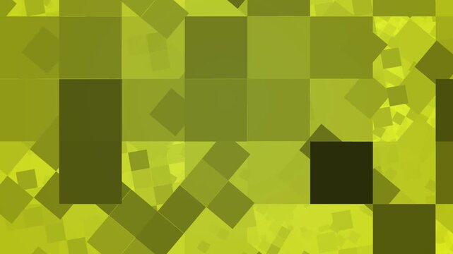 Abstract background with squares in shades of olive