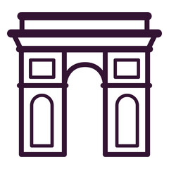 Arch of triumph stroke