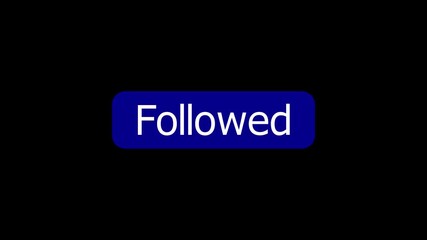 Follow Button Press Animation | Social Media Follow Click