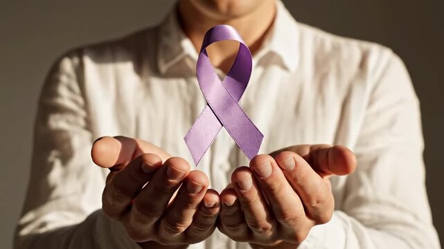 Holding Hope - A Symbol of Support and Awareness.