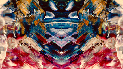 Abstract art background . Hand painting artwork on canvas 