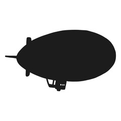 Airship right facing zeppelin