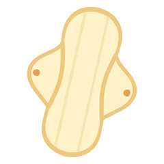 Bodycare sanitary pad open flat