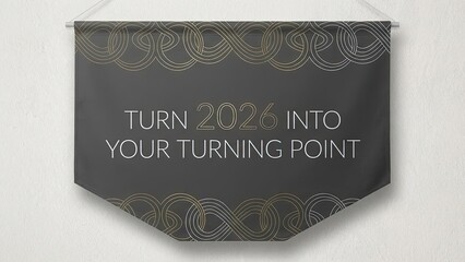 Year 2026 become turning point banner displayed.