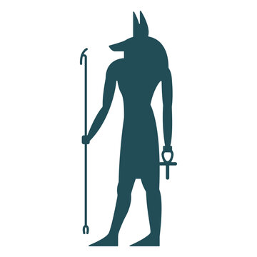 Egyptian gods seth silhouette
