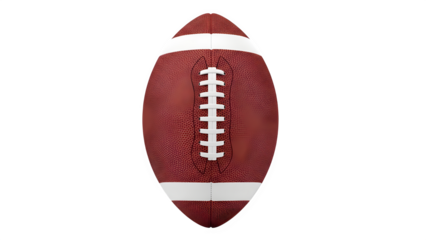 American football isolated on black background close up of sport equipment