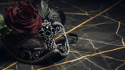 Romantic still life with red roses and candles on the bed, Ai Generated