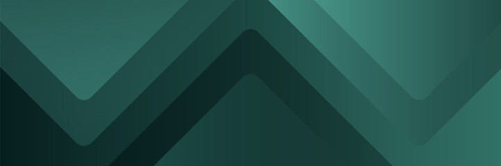 Dark green background with overlapping circular shapes. The background is smooth and gradient, featuring green and black tones. Minimal abstract circles vector gradient background