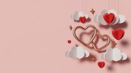 Santa claus and snowman celebrate christmas in a snowy forest