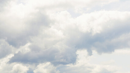 Obraz premium Vanilla sky clouds background in Cloud Dancer tones