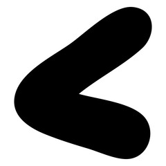 Less than symbol stroke